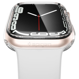 Spigen Ultra Hybrid dėklas Apple Watch 7 / 8 / 9 (45 mm) - skaidrus