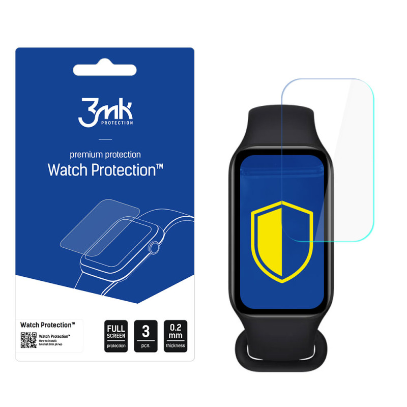 3mk Watch Protection™ v. ARC+ apsauginė folija, skirta „Xiaomi Mi Band 8 Active“.