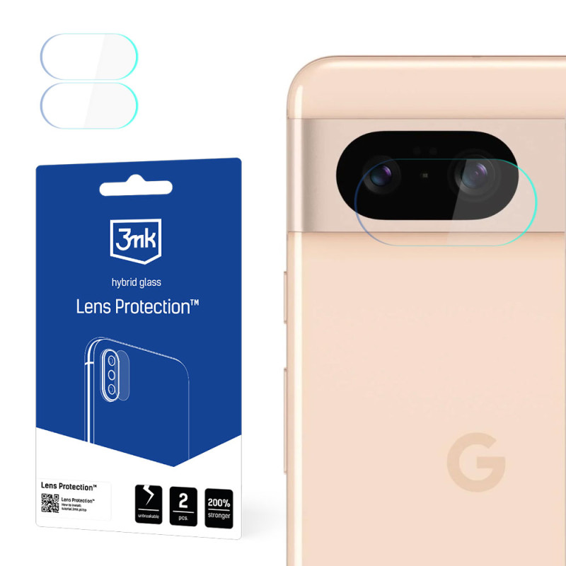 3mk Lens Protection™ hibridinis fotoaparato stiklas, skirtas Google Pixel 8 5G