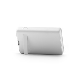 Joyroom JR-PBM01 magnetinis maitinimo blokas 10000mAh 20W su stovu + Lightning laidas - USB-C - balta