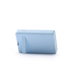 Powerbank Joyroom JR-PBM01 magnetinis 10000mAh 20W su stovu + Lightning laidas - USB-C - mėlynas