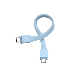 Powerbank Joyroom JR-PBM01 magnetinis 10000mAh 20W su stovu + Lightning laidas - USB-C - mėlynas