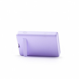 Powerbank Joyroom JR-PBM01 magnetinis 10000mAh 20W su stovu + Lightning laidas - USB-C - violetinė