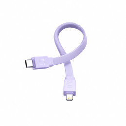 Powerbank Joyroom JR-PBM01 magnetinis 10000mAh 20W su stovu + Lightning laidas - USB-C - violetinė