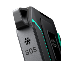 Joyroom JR-L017 22,5 W 10 000 mAh maitinimo blokas su įmontuotais USB-C / Lightning laidais - juodas