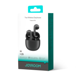TWS Joyroom Funpods Series JR-FB1 Bluetooth 5.3 belaidės ausinės – juodos