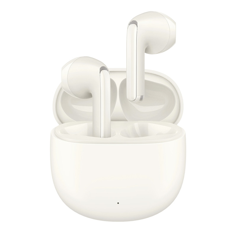 TWS Joyroom Funpods Series JR-FB1 Bluetooth 5.3 belaidės ausinės – smėlio spalvos