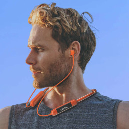 Dudao U5Pro Bluetooth 5.3 belaidės ausinės – oranžinės spalvos