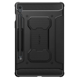 Spigen Rugged Armor Pro dėklas, skirtas Samsung Galaxy Tab S9 FE 10.9& 39 & 39 X510 / X516B – juodas