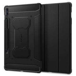 Spigen Rugged Armor Pro dėklas, skirtas Samsung Galaxy Tab S9 FE+ 12.4& 39 & 39 X610 / X616B – juodas