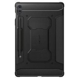 Spigen Rugged Armor Pro dėklas, skirtas Samsung Galaxy Tab S9 FE+ 12.4& 39 & 39 X610 / X616B – juodas