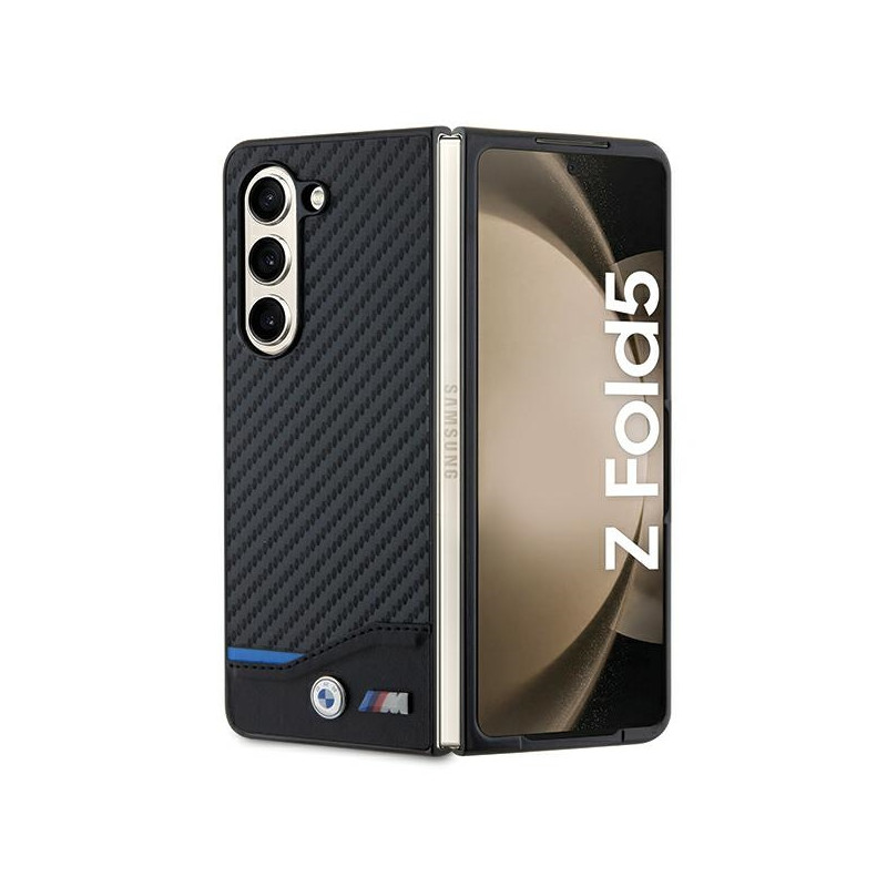 BMW odinis anglies dėklas Samsung Galaxy Z Fold 5 - juodas