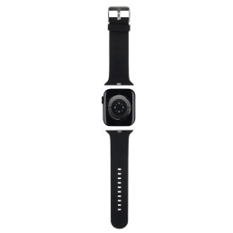 Karlo Lagerfeldo 3D guminis „Choupette“ galvučių dirželis „Apple Watch“ 38/ 40/ 41 mm – juodas
