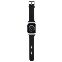 Karl Lagerfeld 3D guminis Karl galvos dirželis Apple Watch 38/ 40/ 41mm – juodas