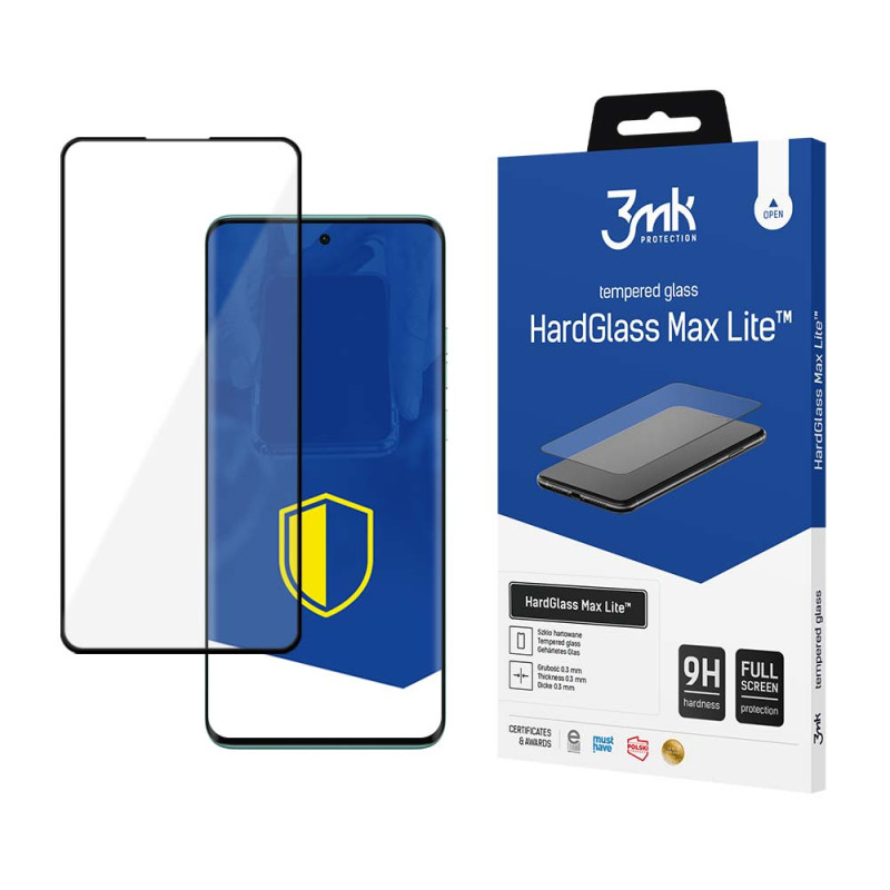9H 3mk HardGlass Max Lite™ stiklas, skirtas Motorola Edge 40 Neo