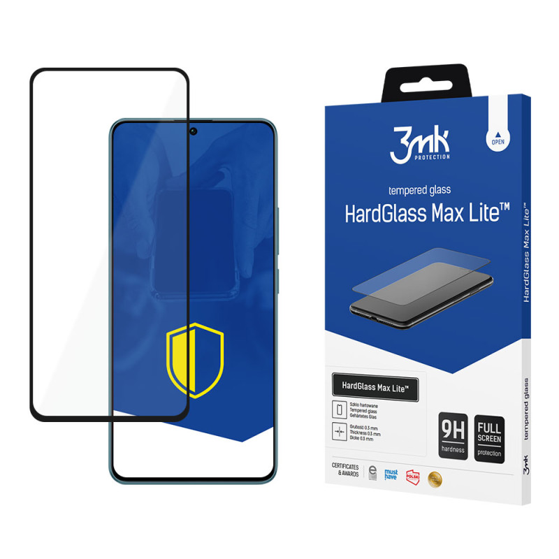 9H 3mk HardGlass Max Lite™ stiklas ant Xiaomi Redmi Note 13