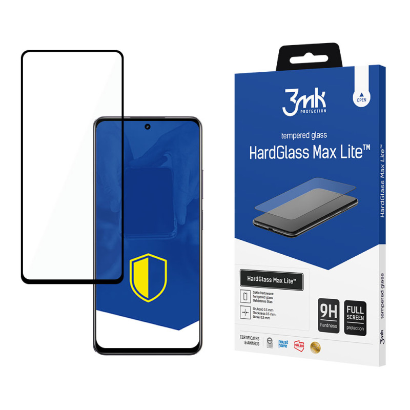 9H 3mk HardGlass Max Lite™ stiklas, skirtas Realme 11 5G