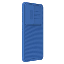 Nillkin CamShield Pro šarvuotas dėklas su fotoaparato dangteliu, skirtas Samsung Galaxy S24+ - mėlynas