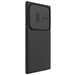 Nillkin CamShield Pro šarvuotas dėklas su fotoaparato apsauga, skirtas Samsung Galaxy S24 Ultra - juodas