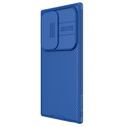 Nillkin CamShield Pro šarvuotas dėklas su fotoaparato apsauga Samsung Galaxy S24 Ultra - mėlynas