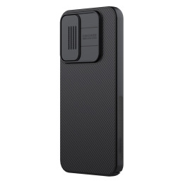 Nillkin CamShield dėklas su fotoaparato dangteliu, skirtas Samsung Galaxy A15 5G - juodas