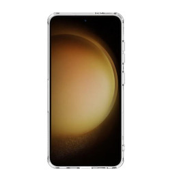 Nillkin Nature Pro šarvuotas dėklas su magnetiniu žiedu Samsung Galaxy S24 - baltas