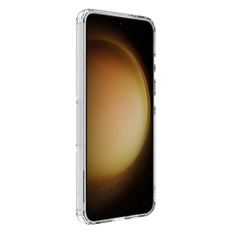 Nillkin Nature Pro šarvuotas dėklas su magnetiniu žiedu Samsung Galaxy S24 - baltas