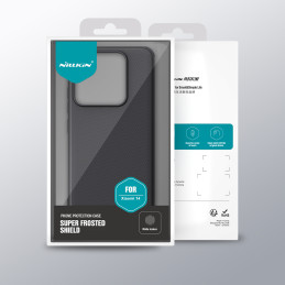 Nillkin Super Frosted Shield Pro sustiprintas dėklas, skirtas Xiaomi 14 - juodas
