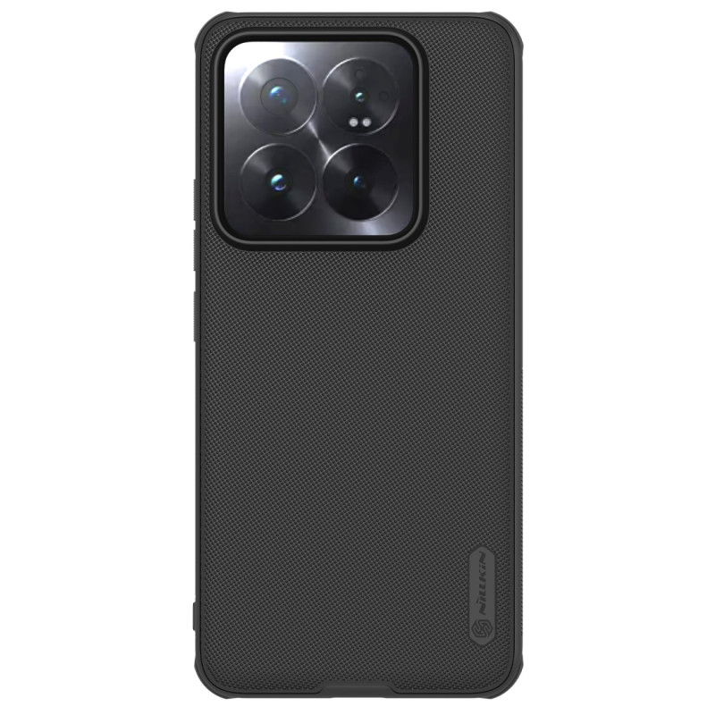 Nillkin Super Frosted Shield Pro sustiprintas dėklas, skirtas Xiaomi 14 Pro - juodas