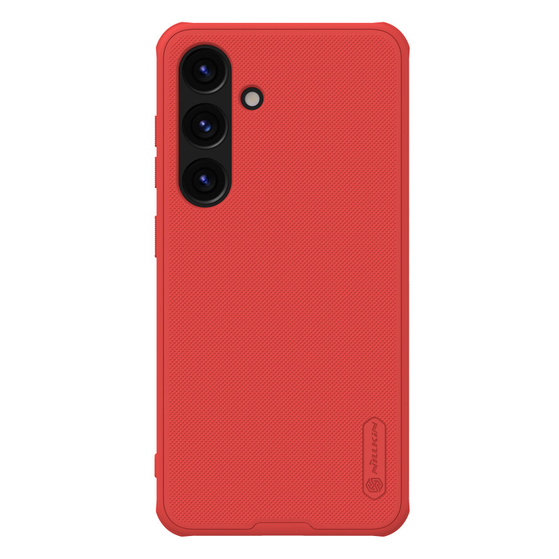 Nillkin Super Frosted Shield Pro šarvuotas dėklas Samsung Galaxy S24 - raudonas