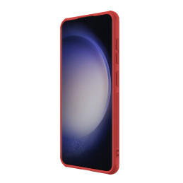 Nillkin Super Frosted Shield Pro šarvuotas dėklas Samsung Galaxy S24+ - raudonas