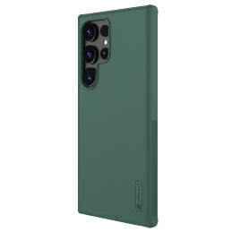 Nillkin Super Frosted Shield Pro šarvuotas dėklas Samsung Galaxy S24 Ultra - žalias