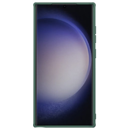 Nillkin Super Frosted Shield Pro šarvuotas dėklas Samsung Galaxy S24 Ultra - žalias