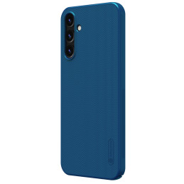 Nillkin Super Frosted Shield dėklas Samsung Galaxy A15 5G kietu dangteliu - mėlynas