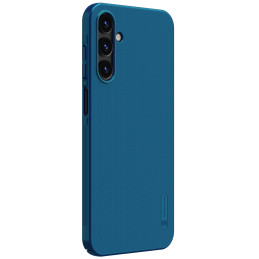 Nillkin Super Frosted Shield dėklas Samsung Galaxy A15 5G kietu dangteliu - mėlynas
