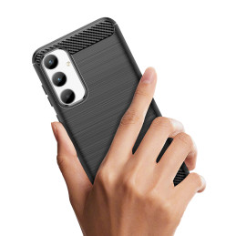 Anglies dėklas Samsung Galaxy A35 - juodas