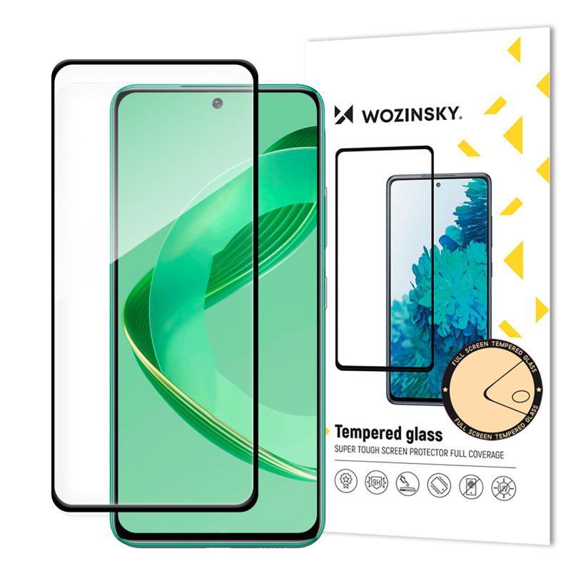 Wozinsky Full Glue grūdintas stiklas su juodu rėmeliu, skirtas Huawei Nova 11 SE