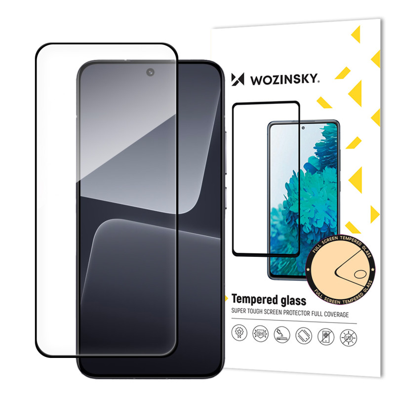 Wozinsky Full Glue grūdintas stiklas su juodu rėmeliu, skirtas Xiaomi 14