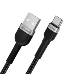 Wozinsky WNBAC2 USB-A / USB-C 2.4A laidas 2 m - juodas
