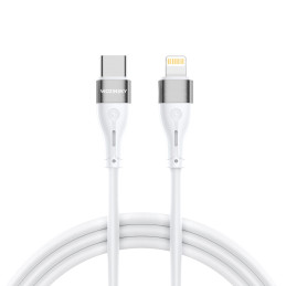 Wozinsky WSTCL1 Lightning / USB-C PD 27W laidas 1 m - baltas
