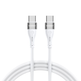 Wozinsky WSTCC2 USB-C / USB-C PD 65W laidas 2 m - baltas