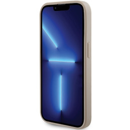 Guess Perforated 4G Glitter dėklas iPhone 15 Pro - auksinis