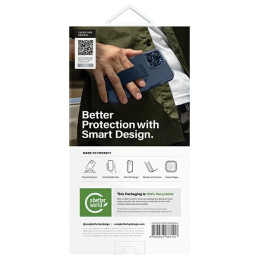 UNIQ Heldro Mag Magclick įkrovimo dėklas iPhone 15 Pro - skaidrus