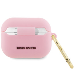 Hello Kitty Silicone 3D Kitty Head dėklas, skirtas AirPods Pro 2 (2022/ 2023) – rožinis