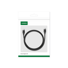 Ugreen US562 USB-C – USB-C PD QC kabelis 100W 5A 480Mb/ s 1,5m – juodas