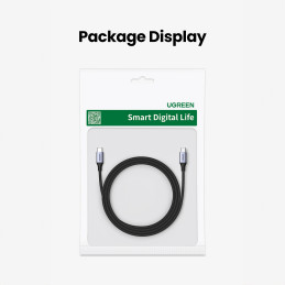 Ugreen US535 USB-C / USB-C PD laidas 240W 5A 1m – pilkas