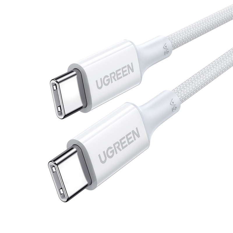 Ugreen US557 USB-C / USB-C PD laidas 100W 1m - baltas