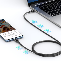 Ugreen US557 USB-C / USB-C PD 100W 2m laidas - juodas