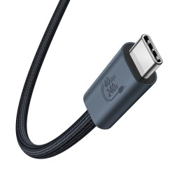 Baseus CB000068 USB-C – USB-C laidas 240W PD 8K 60Hz 1m – juodas