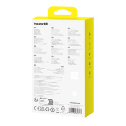 Baseus CB000066 USB-C – USB-C laidas 240W PD 8K 60Hz 1m – baltas